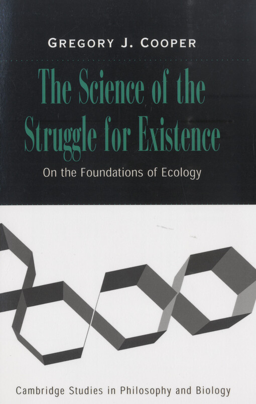The science of the struggle for existence : on the foundations of ecology