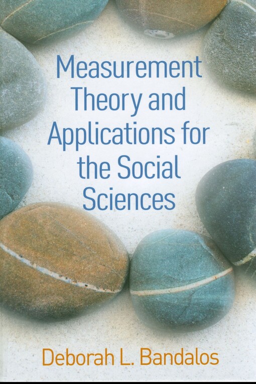 Measurement theory and applications for the social sciences