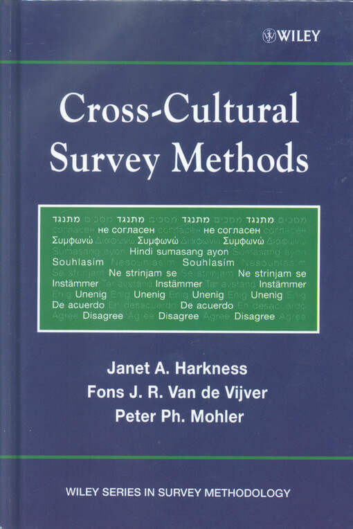 Cross-cultural survey methods