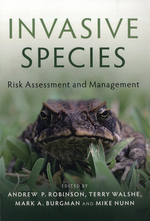 Invasive species : risk assessment and management