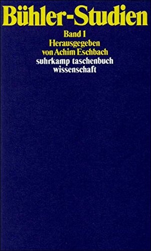 Buhler-Studien (Suhrkamp Taschenbuch Wissenschaft) (German Edition)