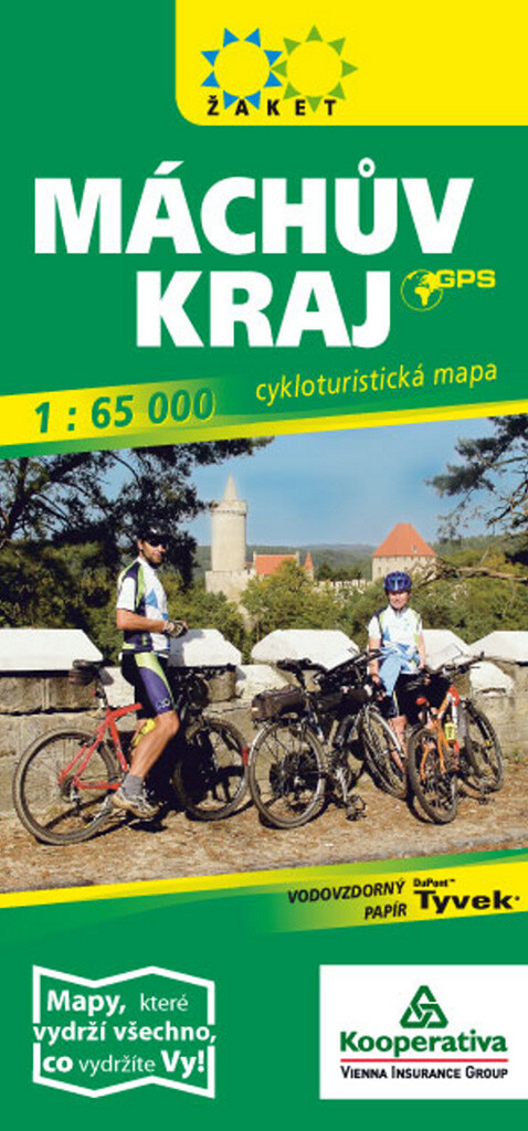 Máchův kraj cykloturistická mapa 1:65 000