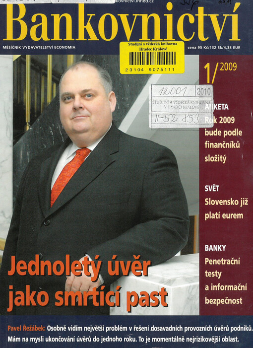 Bankovnictví : odborný časopis