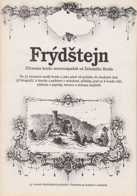 Frýdštejn : zřícenina hradu severozápadně od Železného Brodu
