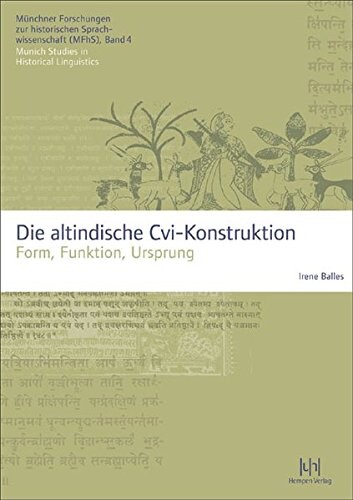 Die altindische Cvi-Konstruktion