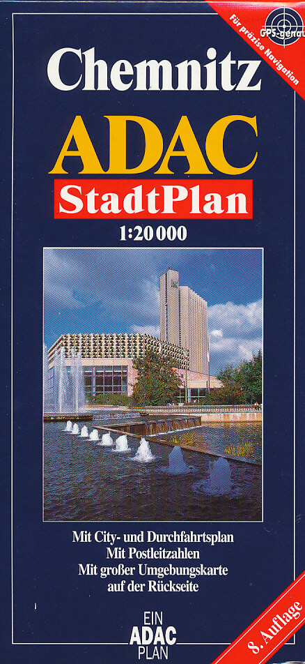 Chemnitz Stadtplan : 1:20 000