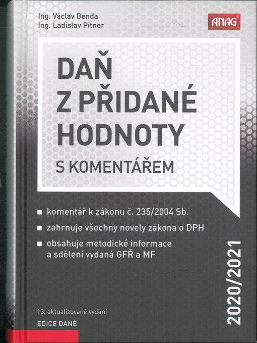 Daň z přidané hodnoty : s komentářem : 2020/2021