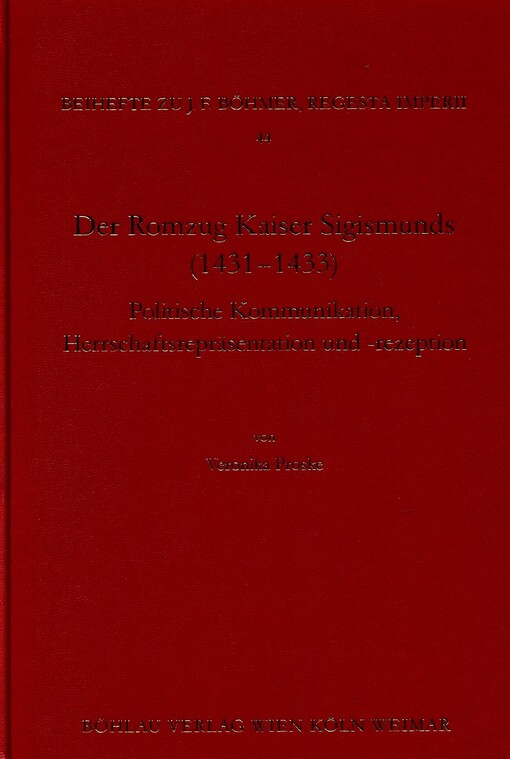 Der Romzug Kaiser Sigismunds (1431-1433)