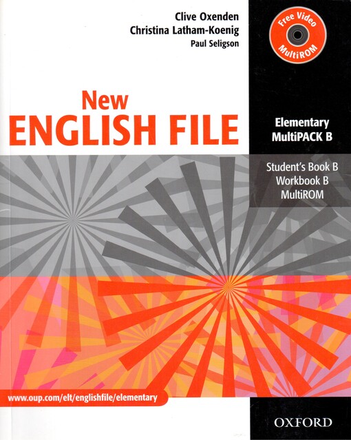 New English File Elementary. Multipack B. Student's Book B, Workbook B, MultiROM