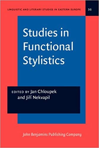 Studies in functional stylistics