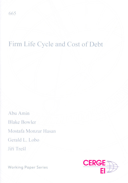 Firm life cycle and cost of debt