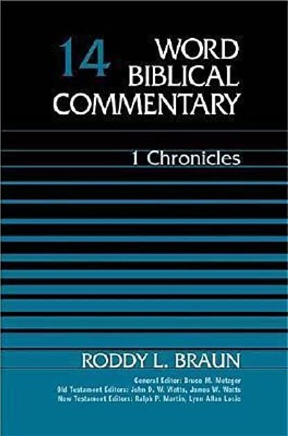 Word Biblical Commentary Vol., 14, 1 Chronicles  (braun), 359pp