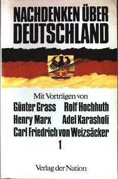 Nachdenken über Deutschland III. Reden.