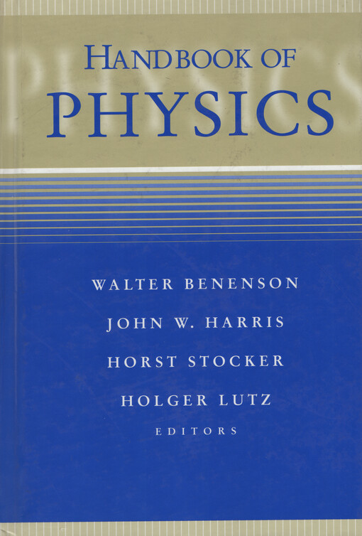 Handbook of physics = [Orig.: Taschenbuch der Physik]