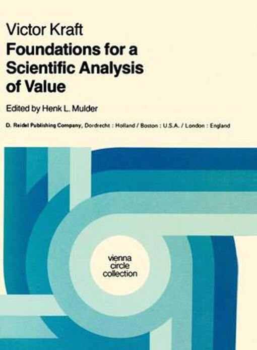 Foundations for a scientific analysis of value