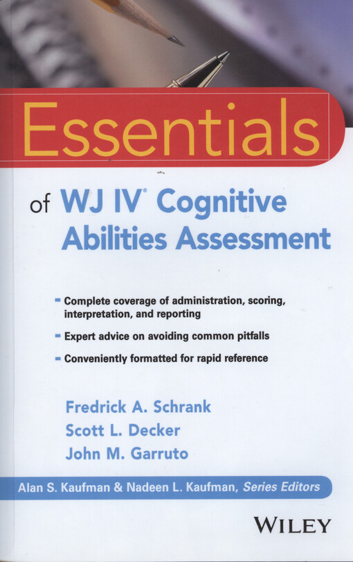 Essentials of WJ IV® cognitive abilities assessment