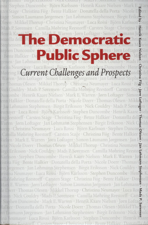 The democratic public sphere