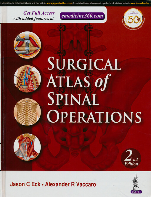 Surgical atlas of spinal operations