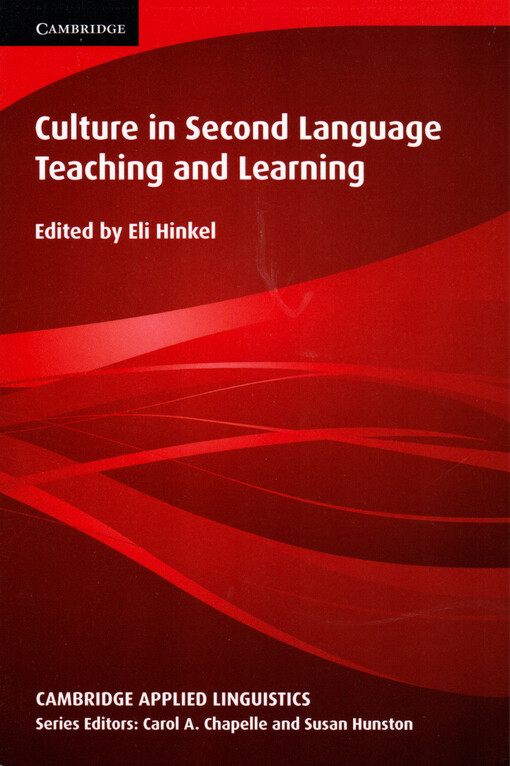 Culture in second language teaching and learning