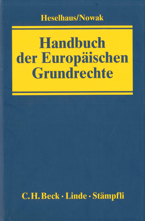 Handbuch der Europäischen Grundrechte