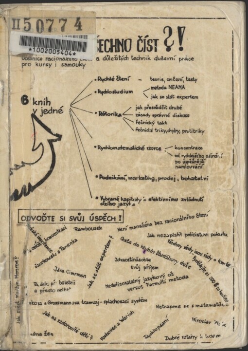 Kdo to má všechno číst?!: učebnice racionálního čtení a důležitých technik duševní práce pro kursy i samouky