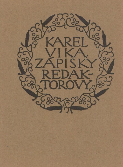 Zápisky redaktorovy