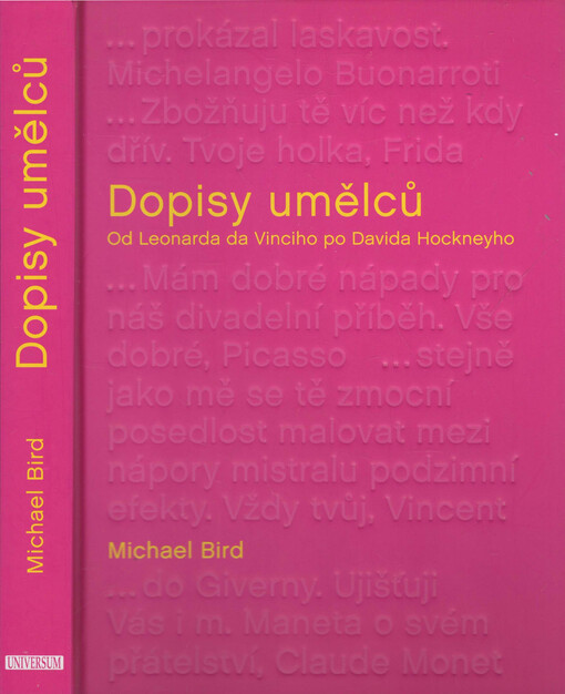 Dopisy umělců : od Leonarda da Vinciho po Davida Hockneyho