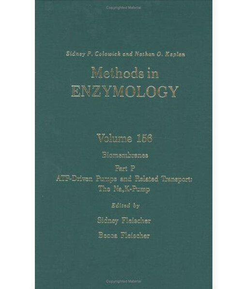 Biomembranes. Part P, ATP-driven pumps and related transport : the Na, K-pump