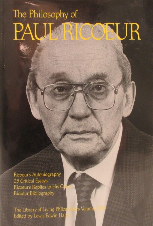 The philosophy of Paul Ricoeur