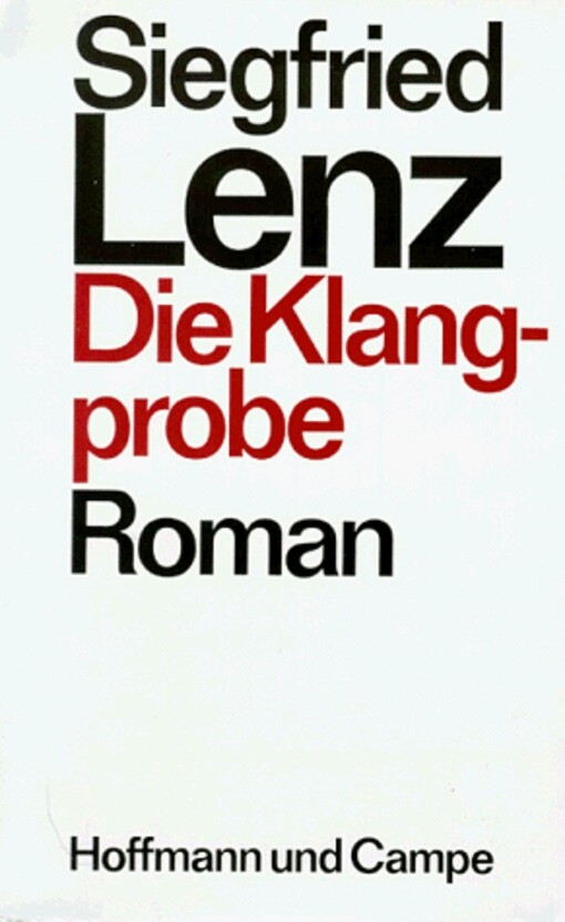Die Klangprobe : Roman