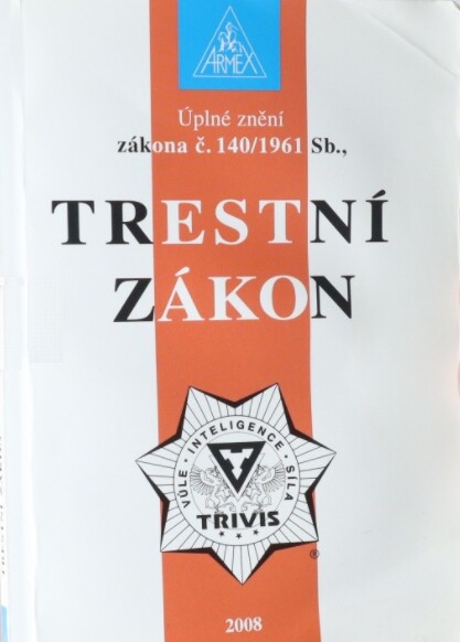 Trestní zákon : úplné znění zákona č. 140/1961 Sb.
