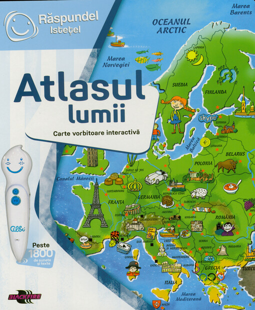 Atlasul lumii : carte vorbitoare interactivă