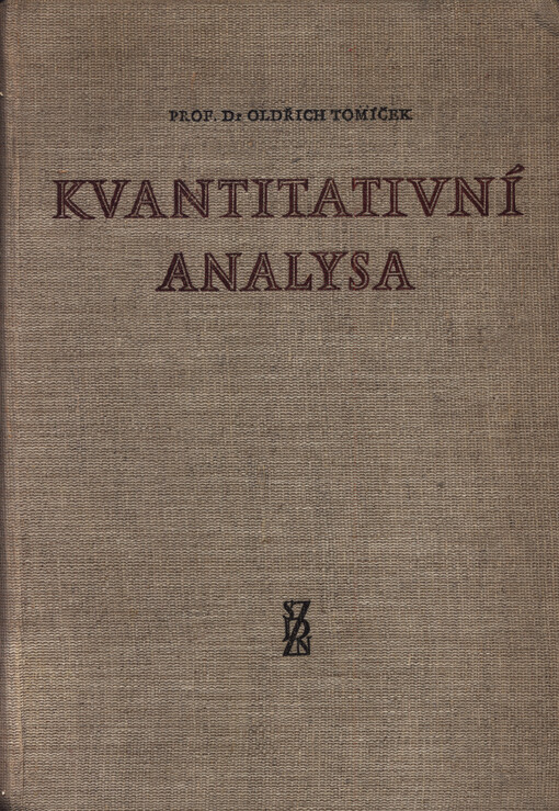 Kvantitativní analysa