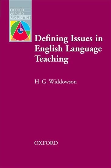 Defining issues in English language teaching