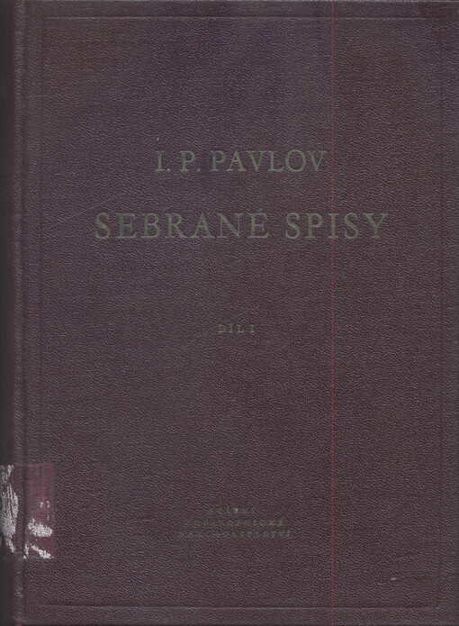 Sebrané spisy.Díl 1, 1. vyd.
