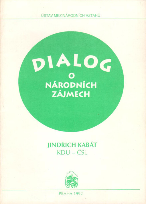 Dialog o národních zájmech