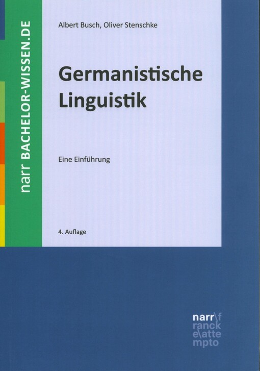 Germanistische Linguistik : eine Einführung