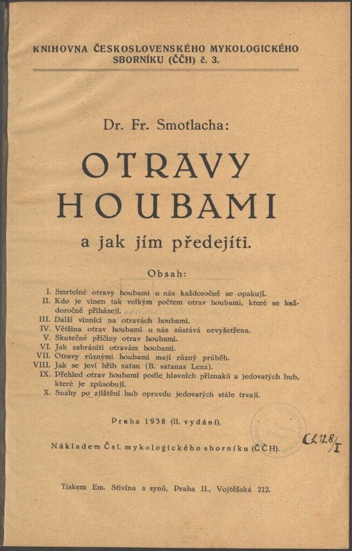 Otravy houbami a jak jim předejíti