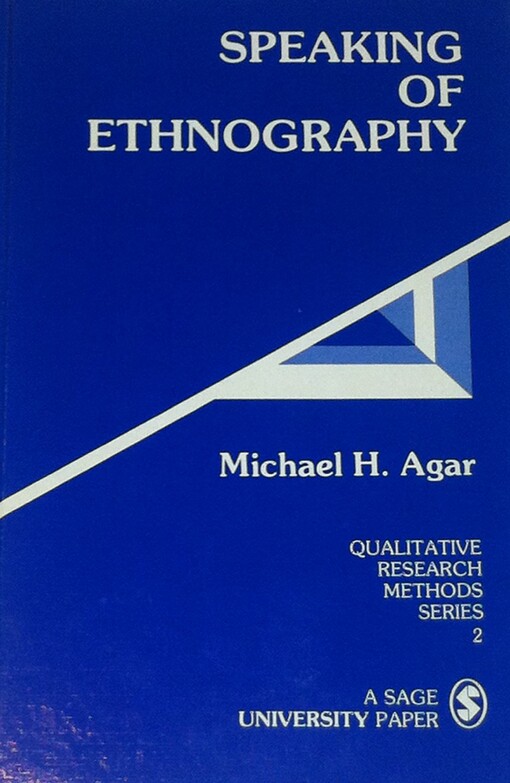 Speaking of Ethnography (Qualitative Research Methods)