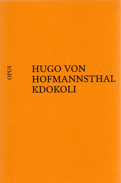 Kdokoli : hra o umírání bohatého muže