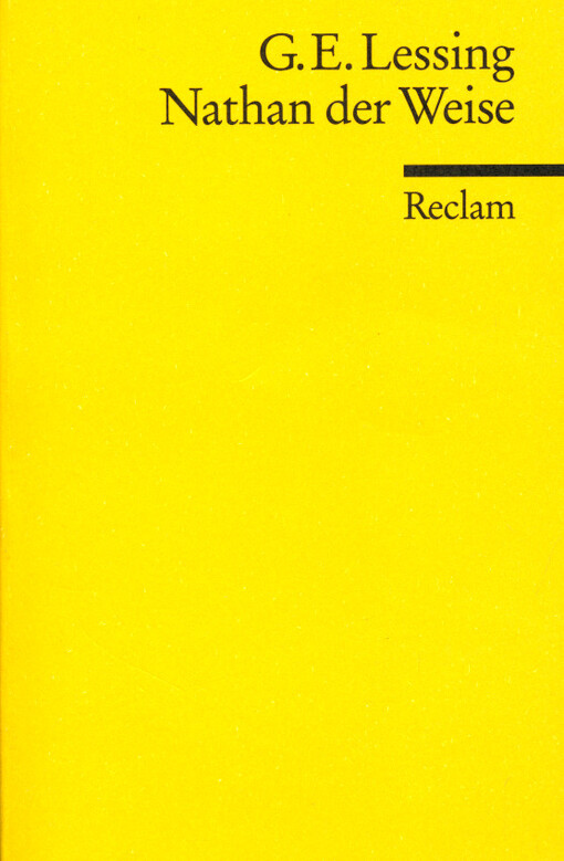 Nathan der Weise :ein dramatisches Gedicht in fünf Aufzügen