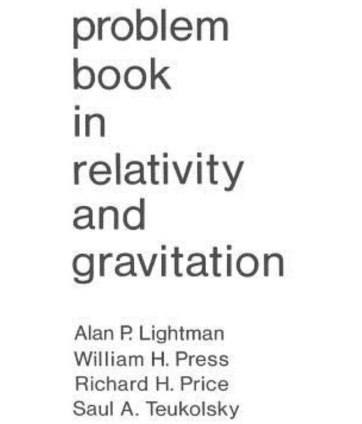 Problem Book in Relativity and Gravitation