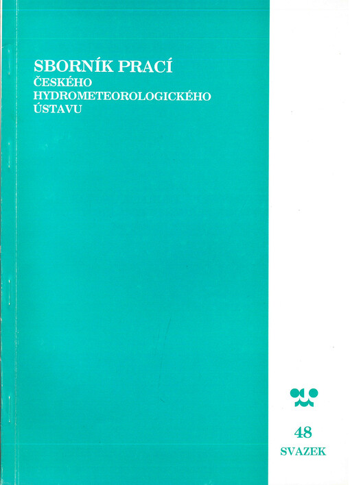 Hodnocení režimu a jakosti podzemní vody v oblasti územní působnosti pobočky ČHMÚ Brno