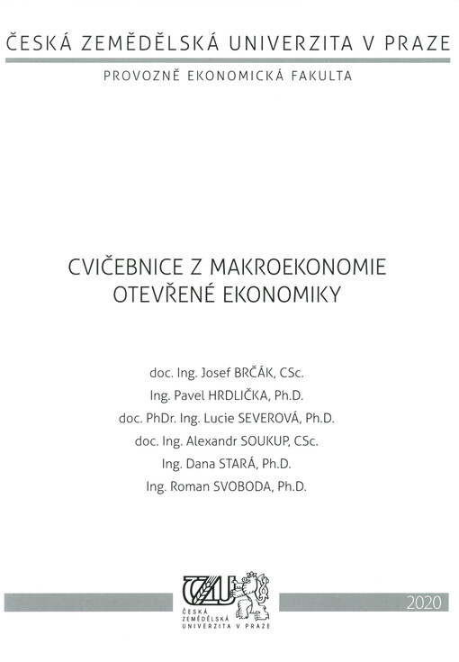 Cvičebnice z makroekonomie otevřené ekonomiky