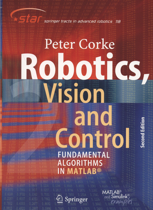 Robotics, vision and control : fundamental algorithms in MATLAB