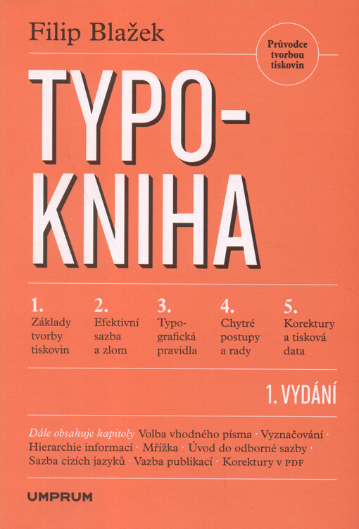 Typokniha : průvodce tvorbou tiskovin