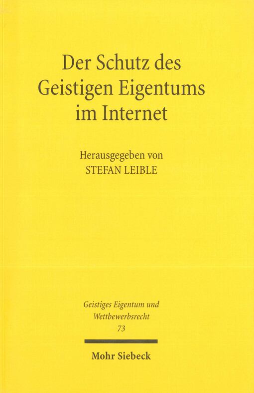 Der Schutz des geistigen Eigentums im Internet