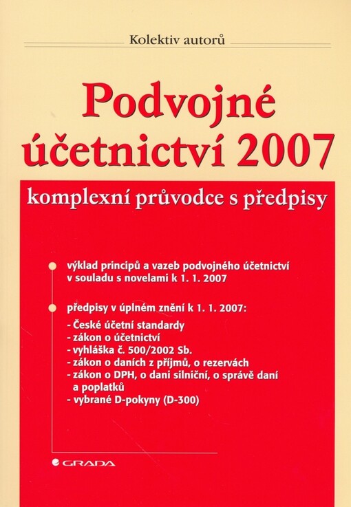 Podvojné účetnictví 2007: Horwath Notia Audit