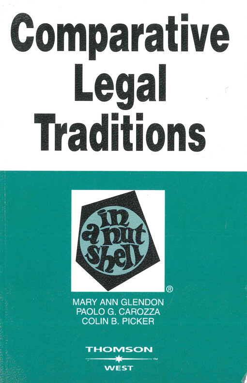 Comparative legal traditions : in a nutshell