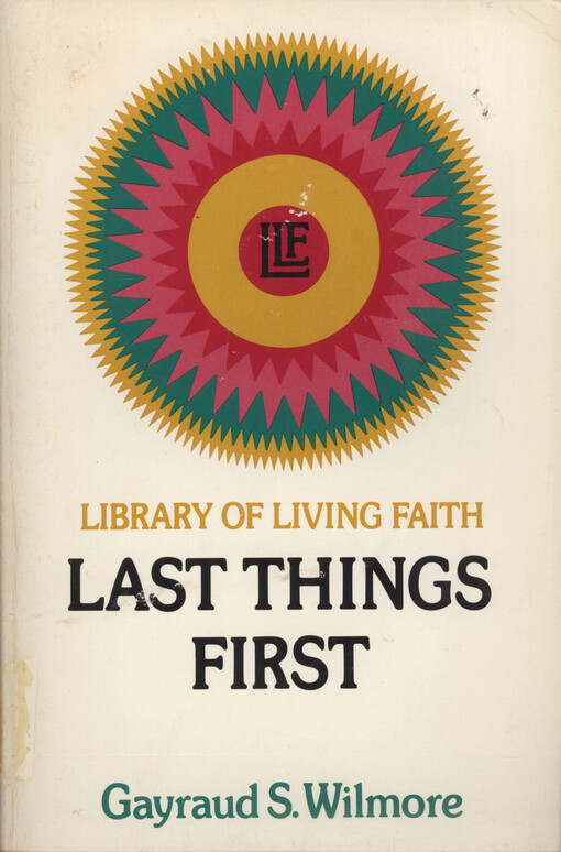 Last things first
